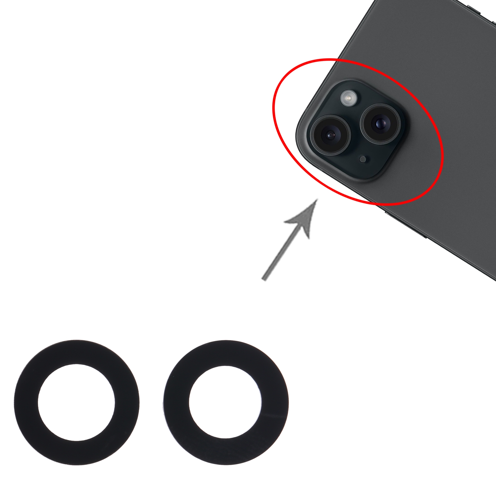 iPhone 15 Plus Back Camera Lens Replacement - Image 3