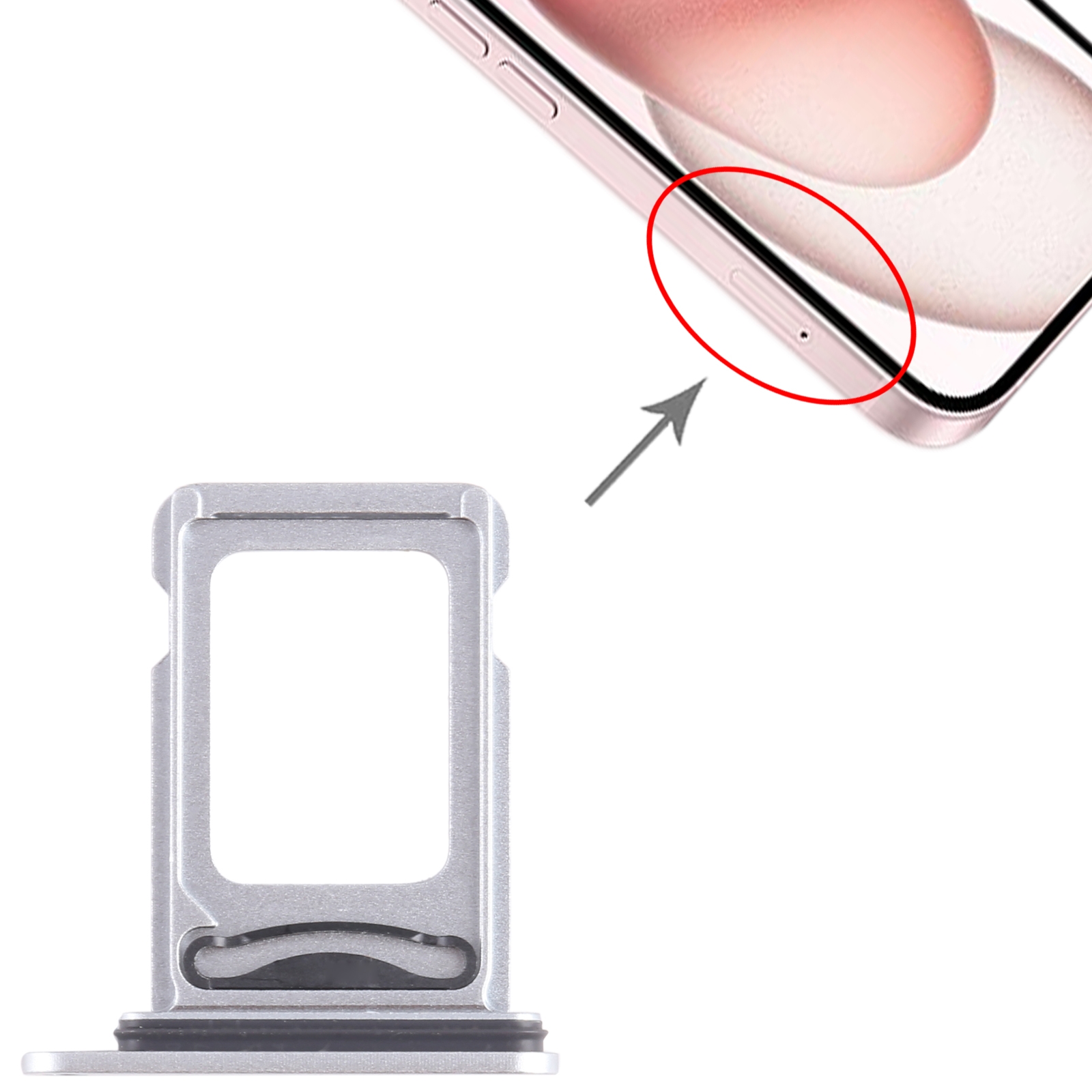 iPhone 15 Plus Blue SIM Card Tray Replacement - Image 3