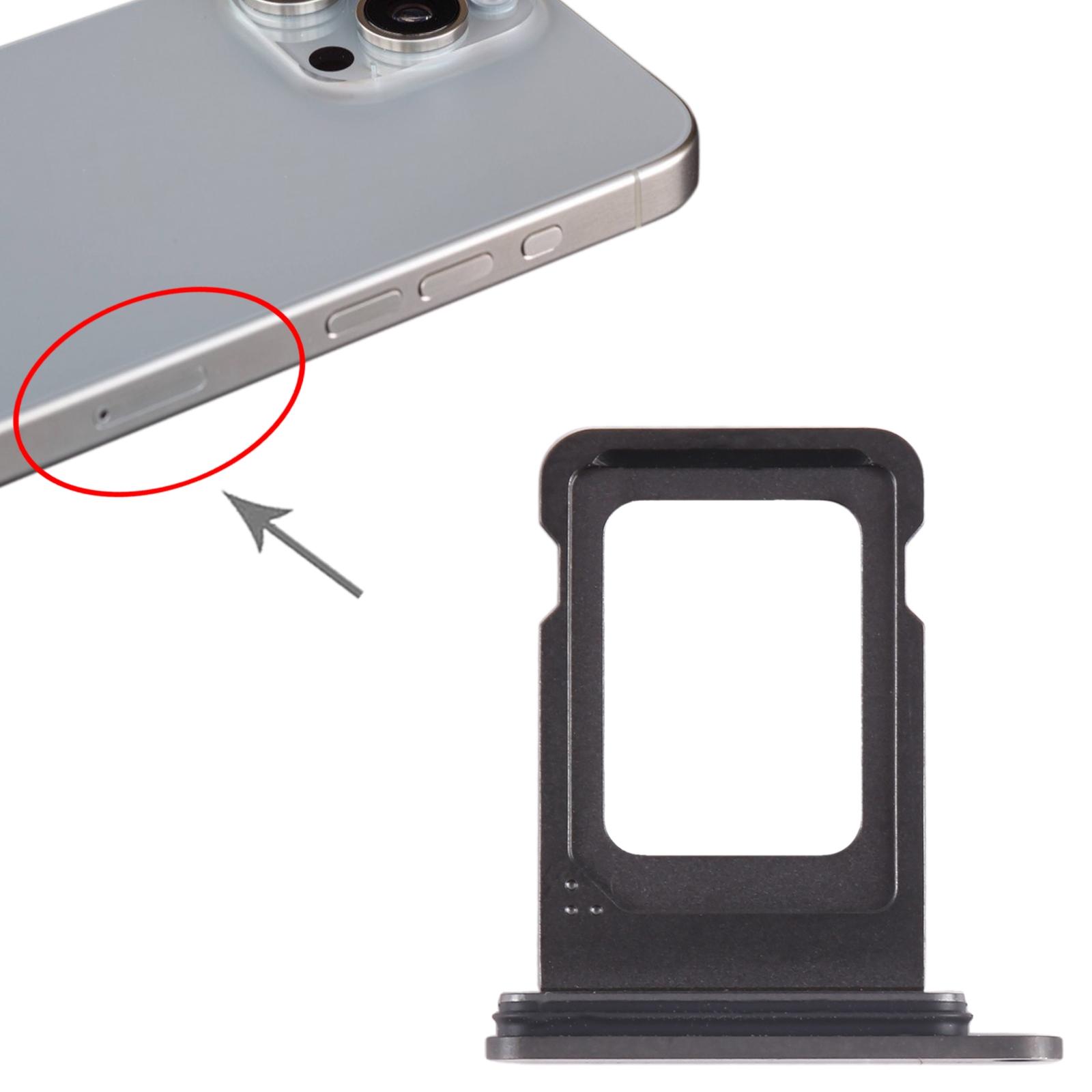 iPhone 15 Pro Max Blue SIM Card Tray Replacement - Image 3