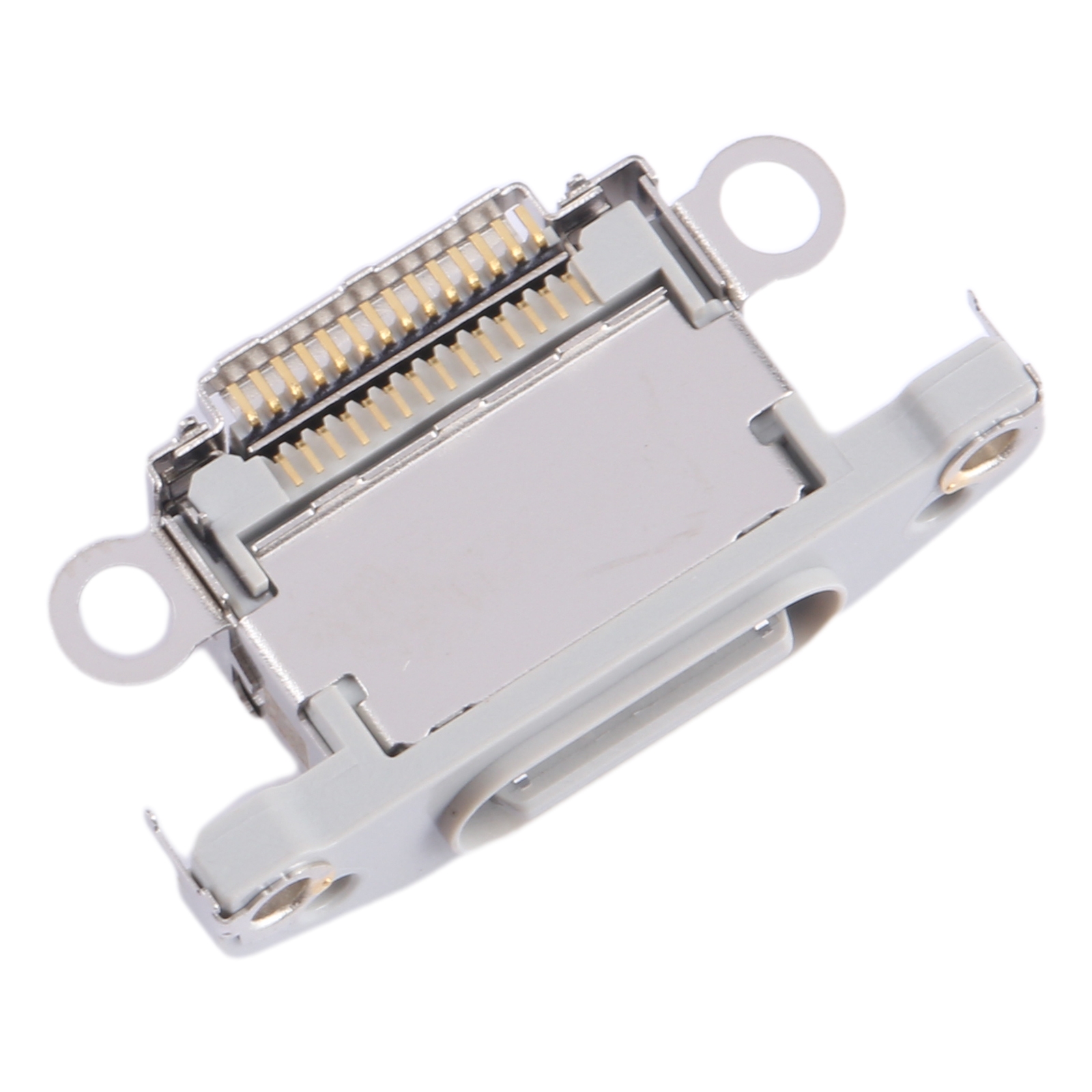 iPhone 15 Pro charging port connector silver