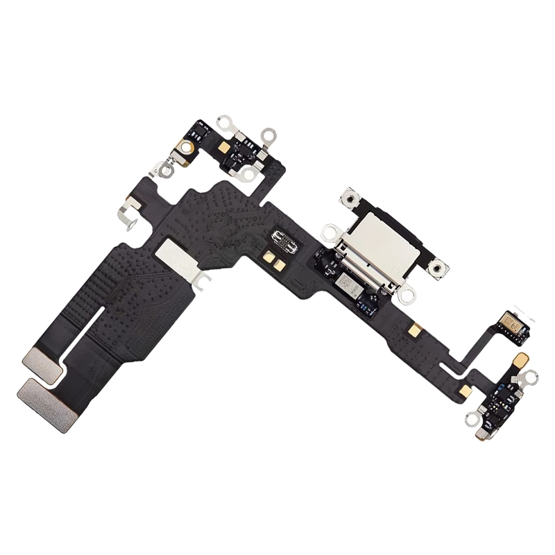 iPhone 15 Plus charging port flex cable black