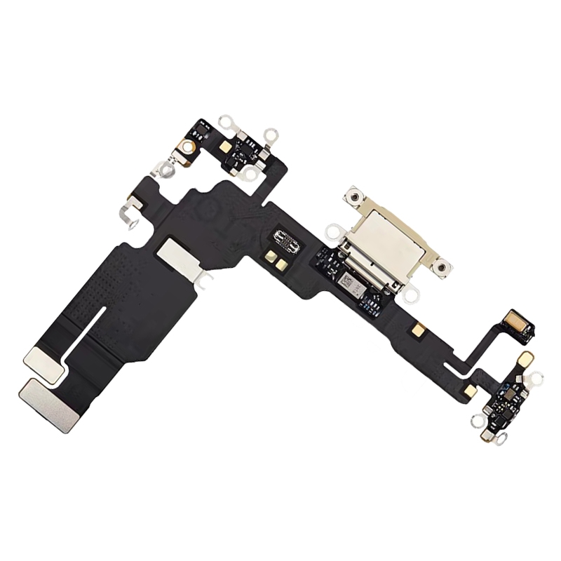 iPhone 15 Plus charging port flex cable yellow
