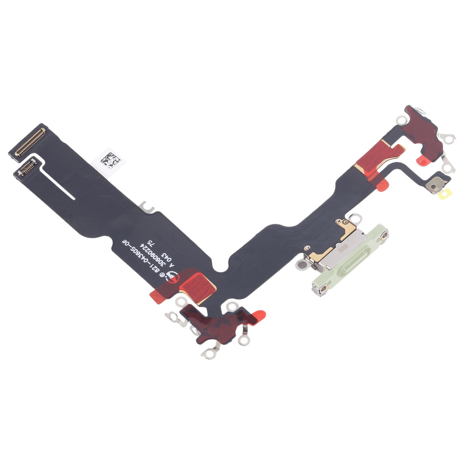 iPhone 15 Plus Green Charging Port Flex Cable Replacement - Image 2