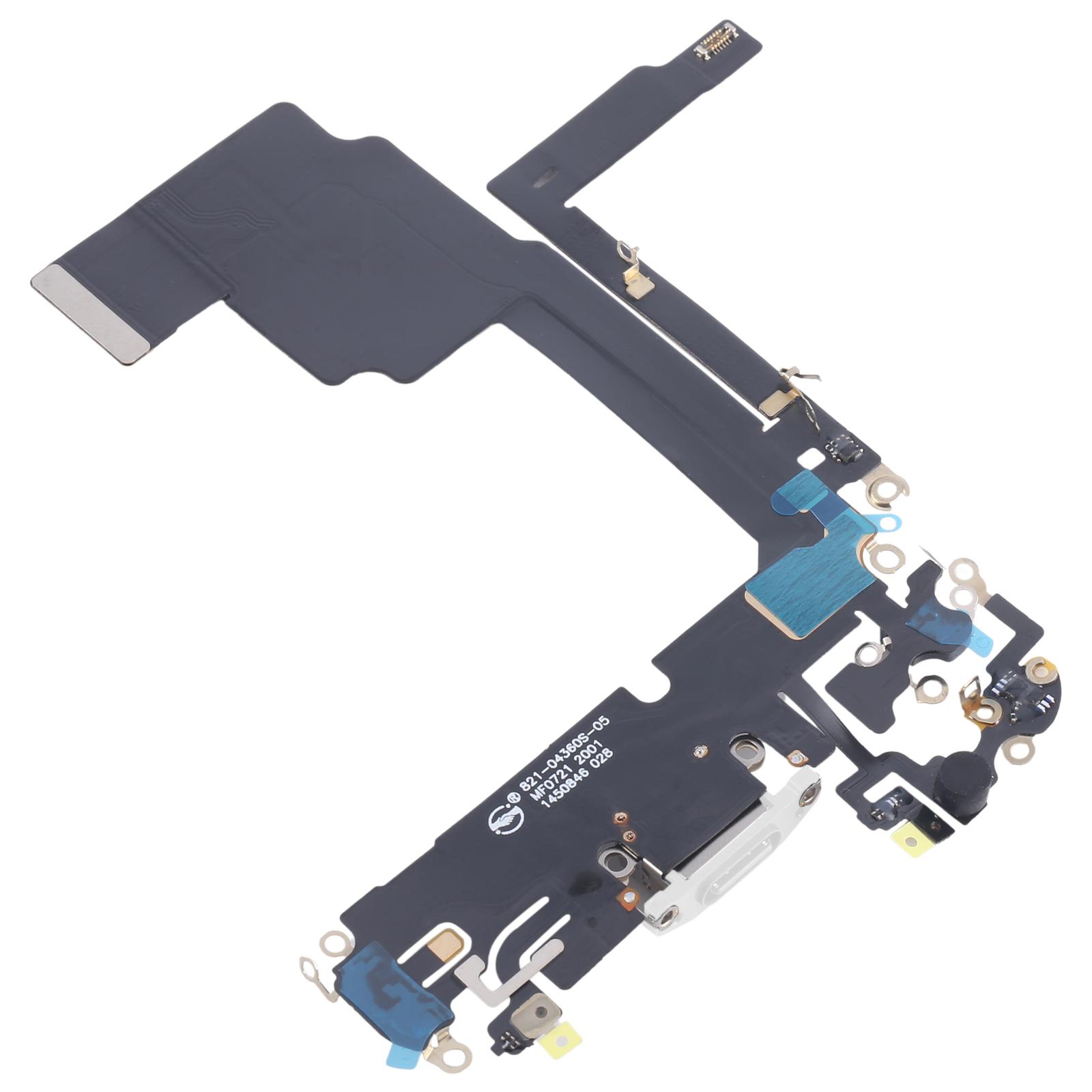 iPhone 15 Pro White Charging Port Flex Cable Replacement - Image 2
