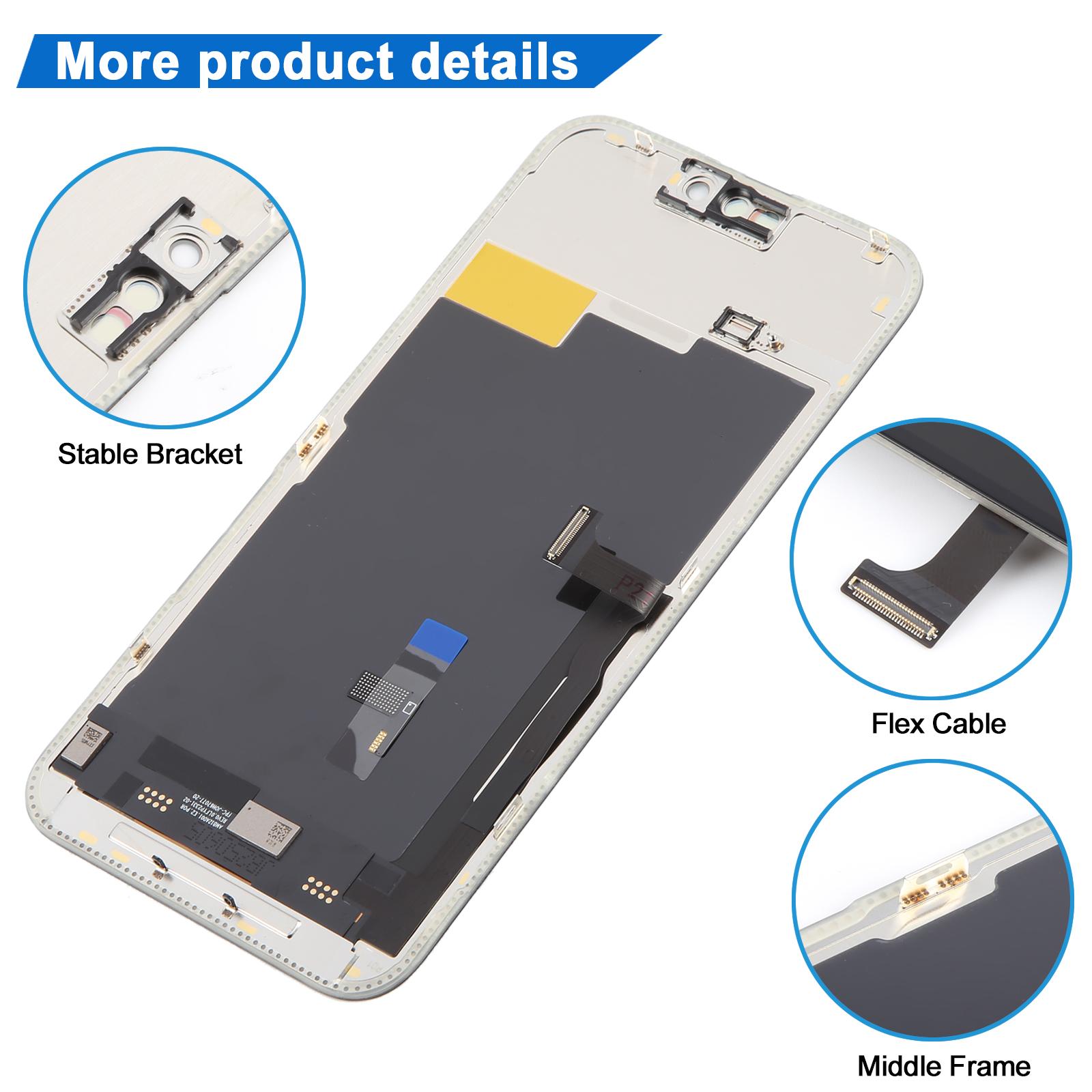 JK Hard OLED Screen For iPhone 15 Pro Max Replacement - Image 2