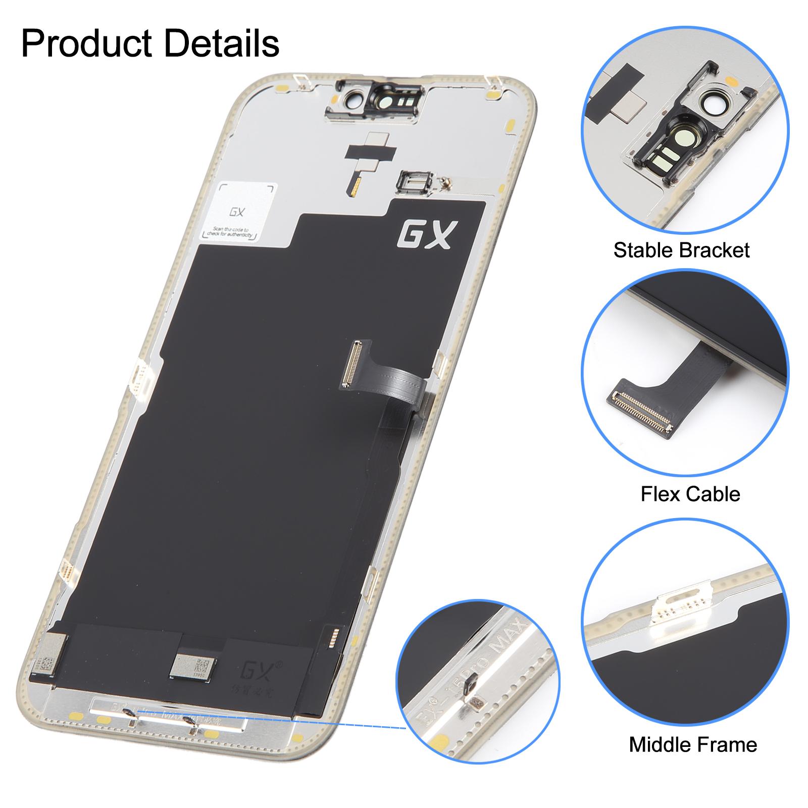 GX Soft iPhone 15 Pro Max OLED Screen Replacement - Image 2