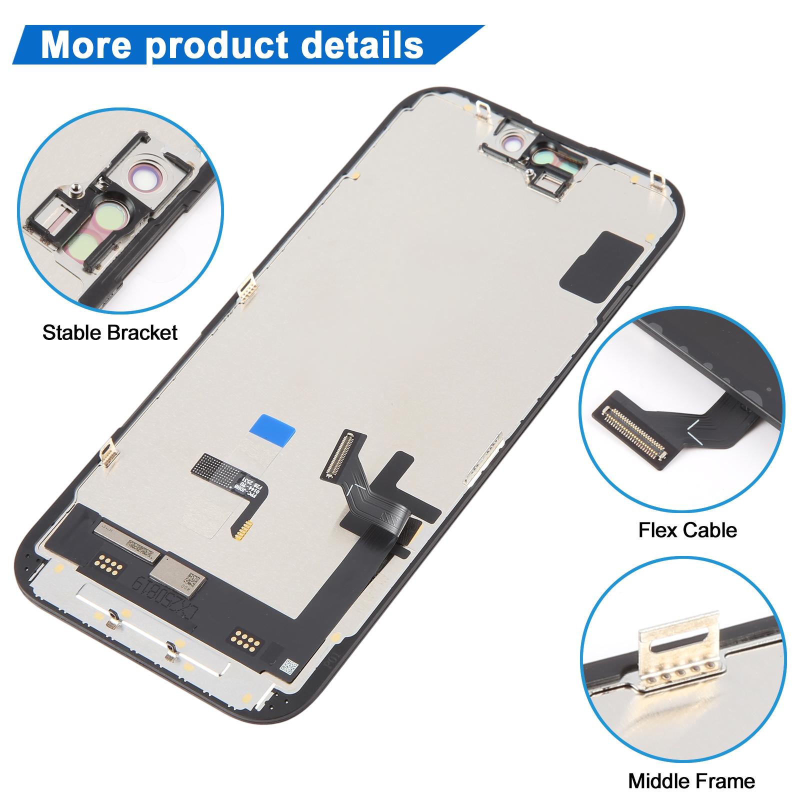 JK Hard OLED Screen For iPhone 15 Display Replacement - Image 2