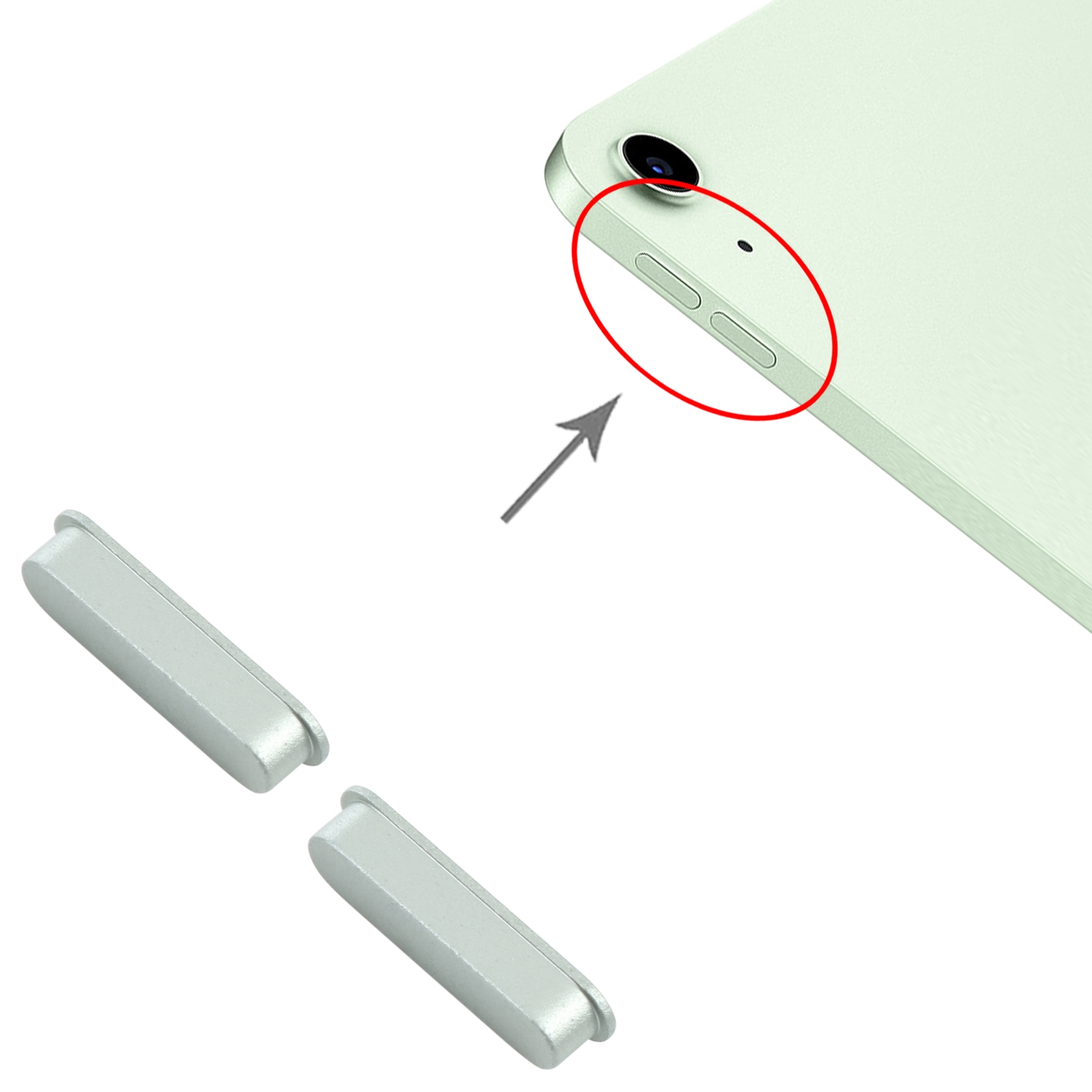 iPad Air 4 2020 Green Volume Button Replacement - Image 3