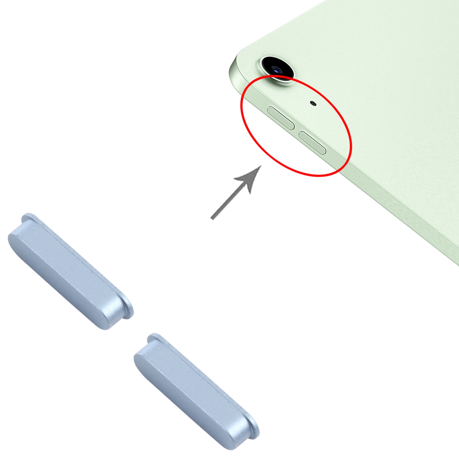 iPad Air 4 2020 Blue Volume Control Button Replacement - Image 3