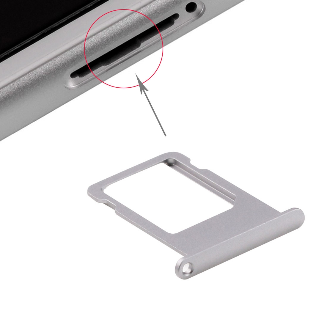 iPhone 6s Plus Grey Card Tray Replacement - Image 3