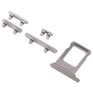 iPhone 16 Pro Max side keys and SIM tray silver
