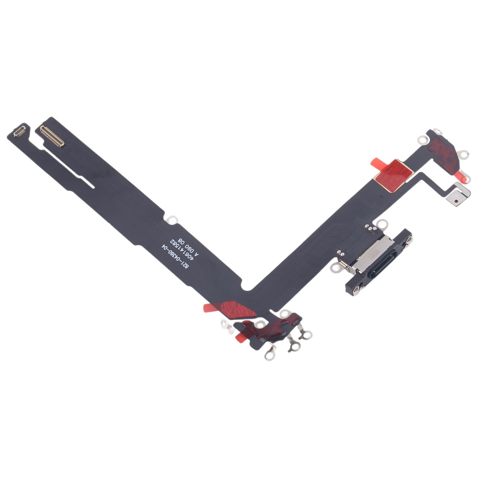 iPhone 16 Plus Black Charging Port Flex Cable Replacement - Image 2