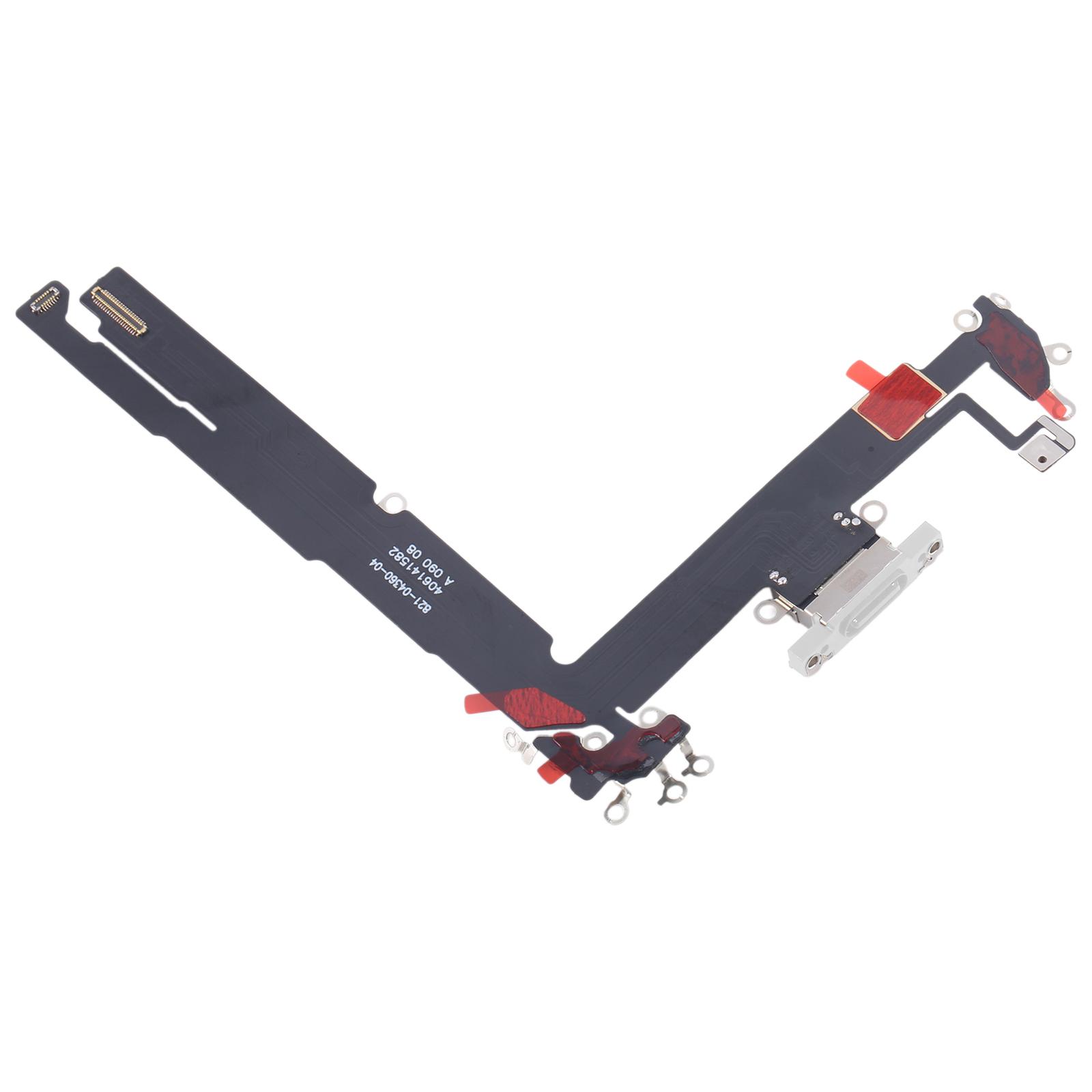 iPhone 16 Plus White Charging Port Flex Cable Replacement - Image 2