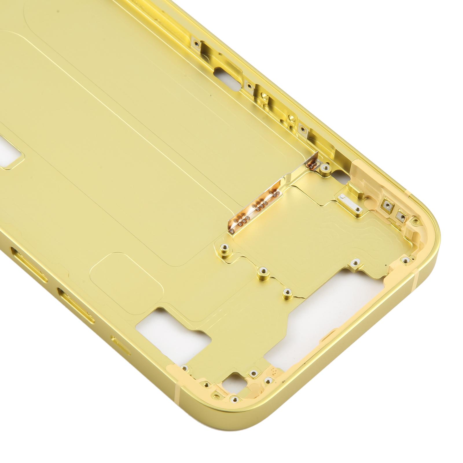 iPhone 14 Yellow Middle Frame Bezel Replacement - Image 4