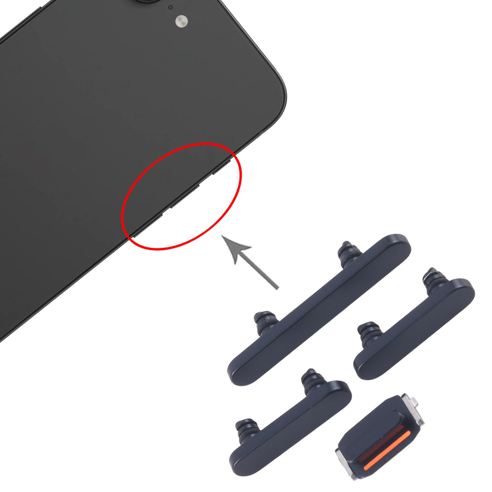 iPhone 16e Black Power Button Volume Button Replacement - Image 3