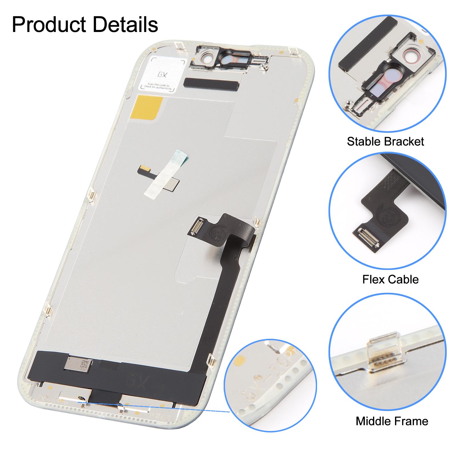 iPhone 16 Pro GX Hard OLED Screen Replacement - Image 2