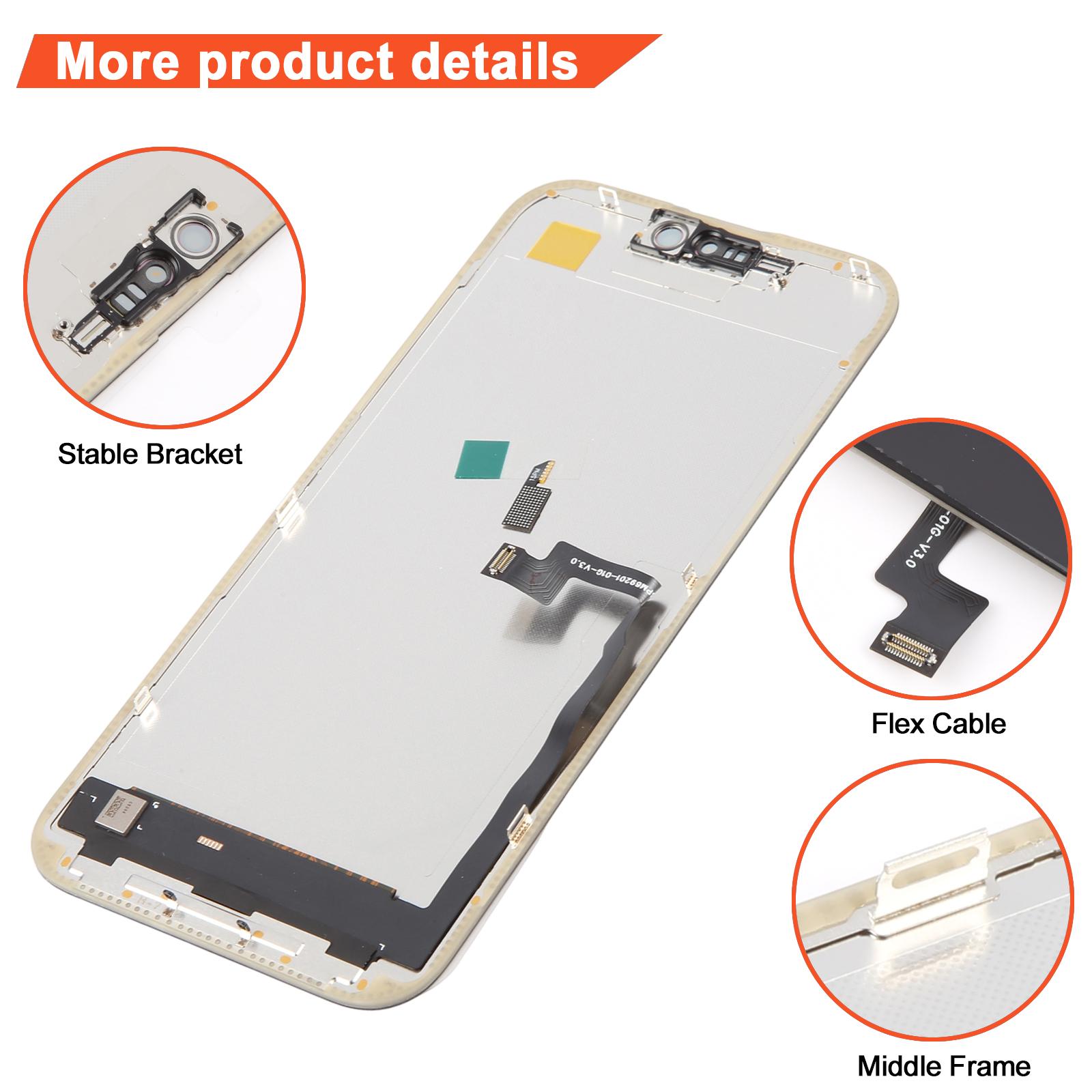 iPhone 16 Pro Max DD Hard OLED Screen Replacement - Image 2