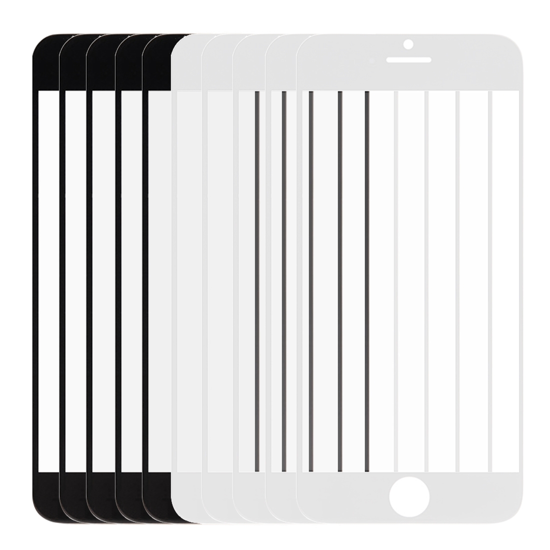 iPhone 6 Plus Black White Front Glass Replacement - Image 2