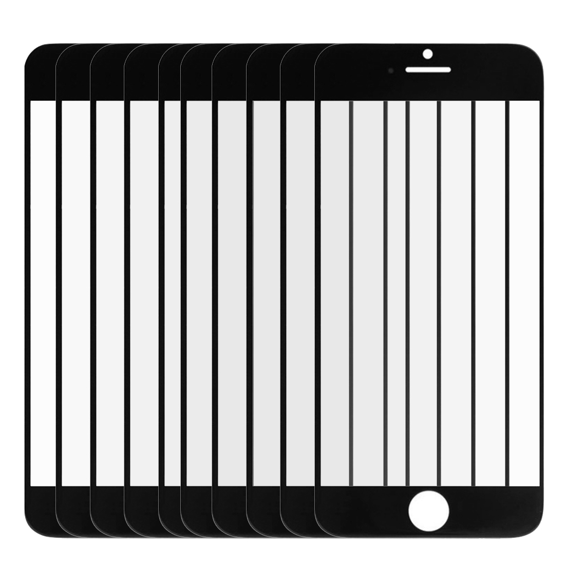 iPhone 6 Plus Black Front Screen Glass Replacement - Image 2