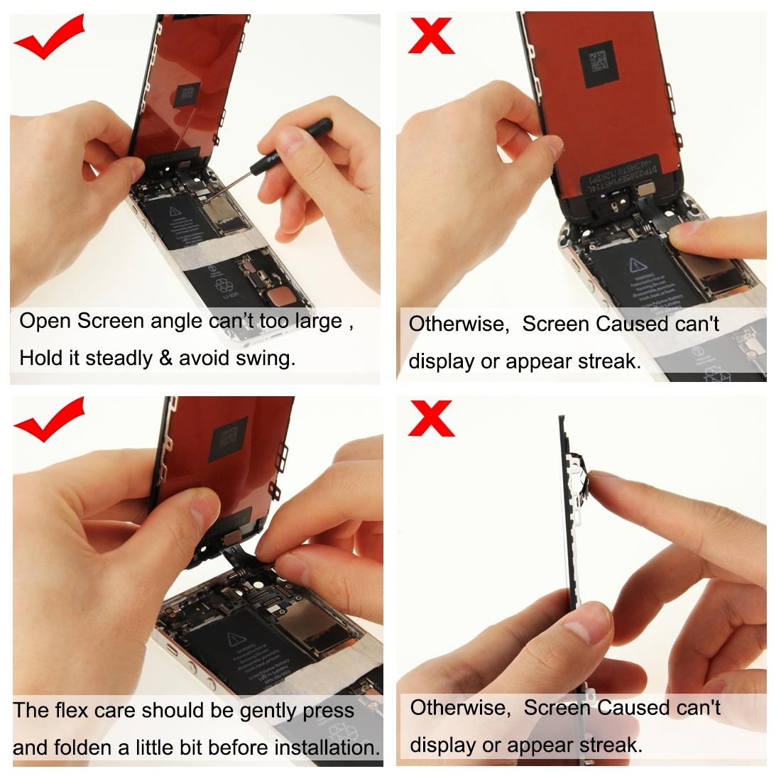 iPhone 6s Black TFT LCD Screen with Frame Replacement - Image 5