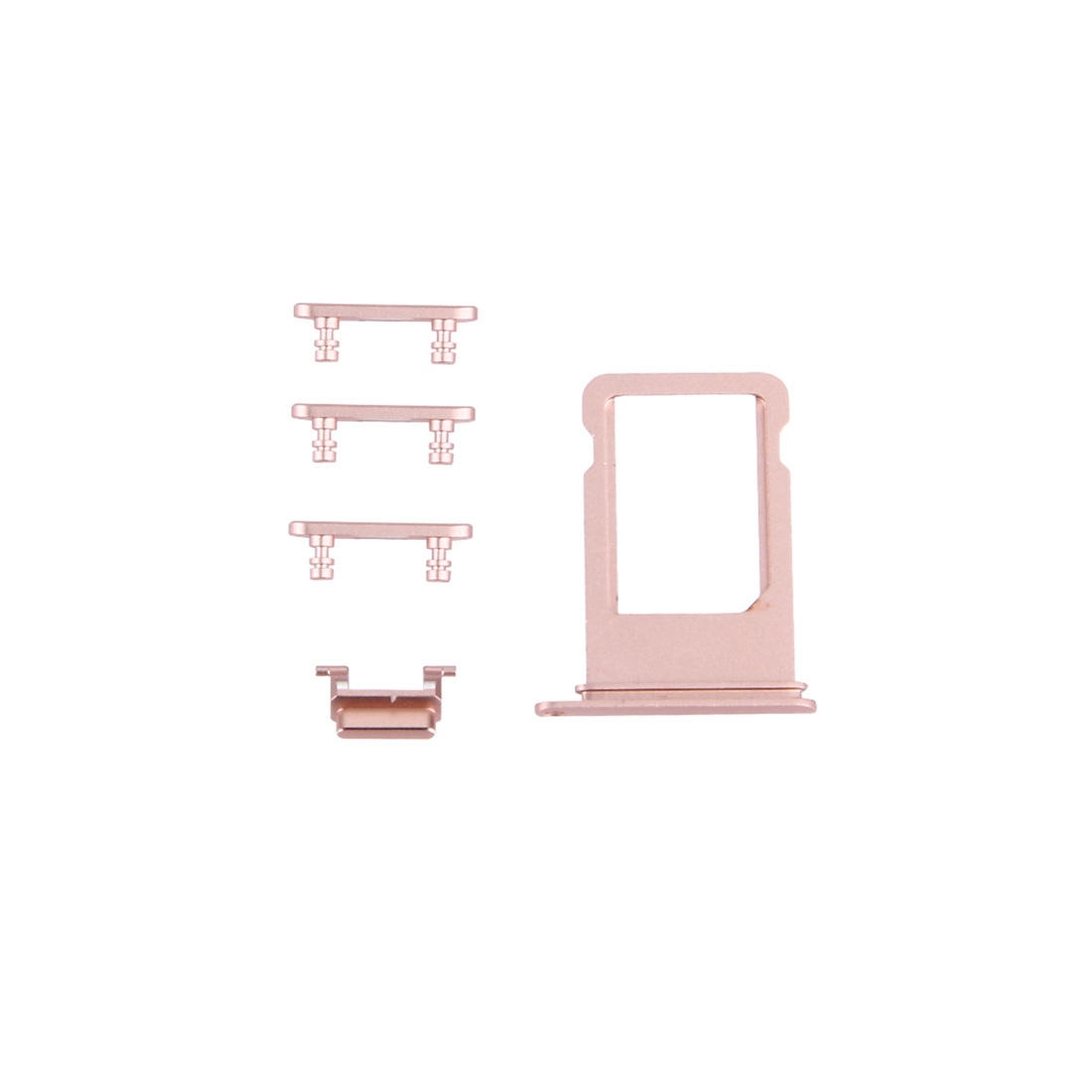 iPhone 7 Rose Gold Button Switch Card Tray Replacement - Image 2