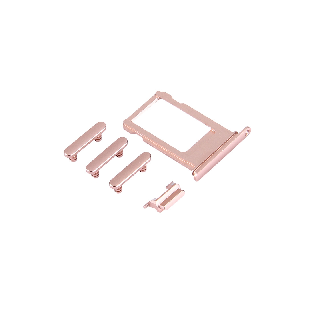 iPhone 7 Rose Gold Button Switch Card Tray Replacement - Image 3
