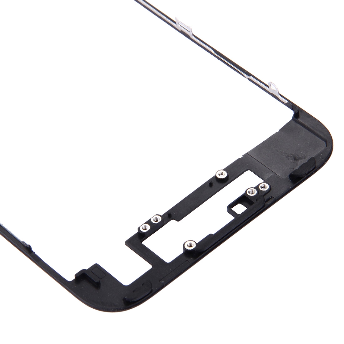 iPhone 7 Black Front LCD Screen Bezel Frame Replacement - Image 3
