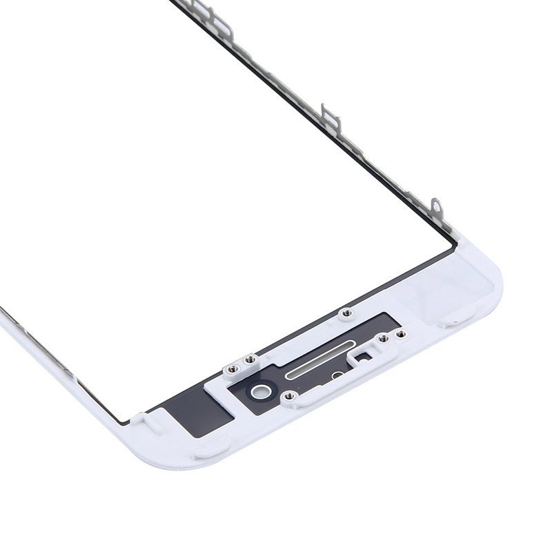iPhone 7 White Front Screen Outer Glass Lens Bezel Frame Replacement - Image 3