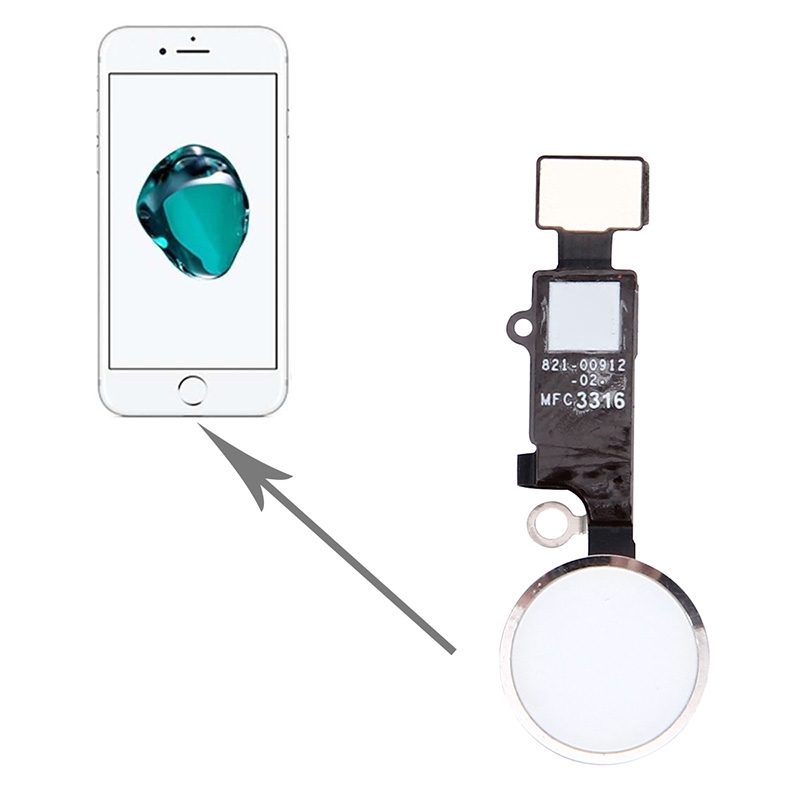 iPhone 7 Silver Home Button Replacement - Image 4