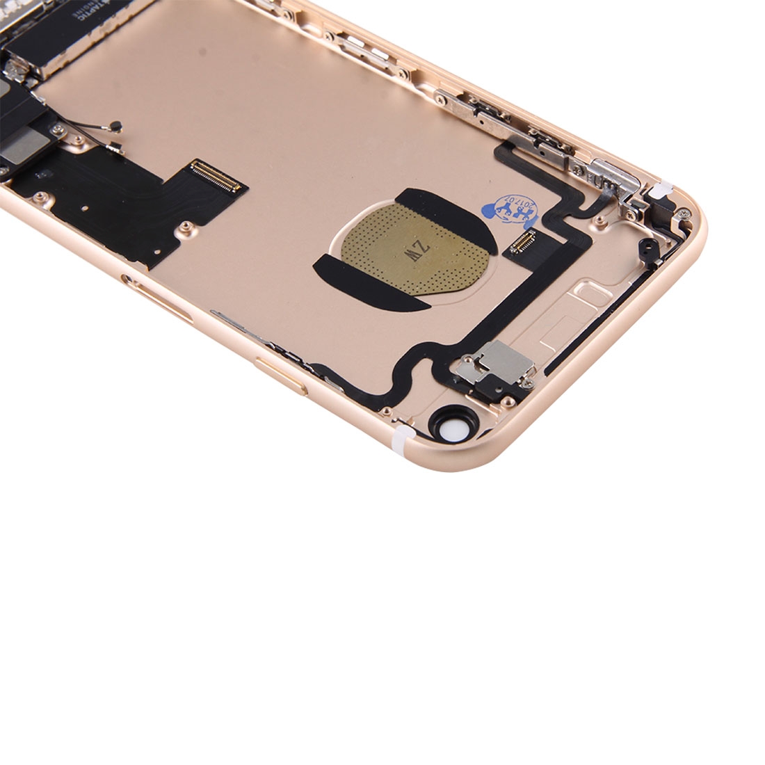 iPhone 7 Gold Battery Back Cover with Card Tray Replacement - Image 3