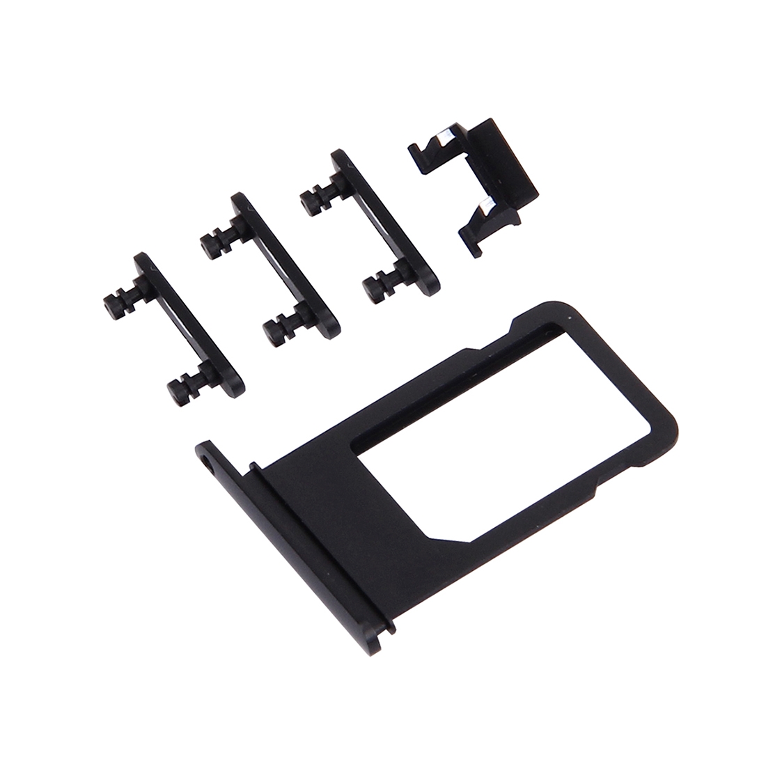 iPhone 7 Plus Black Power Button Volume Card Tray Replacement - Image 3