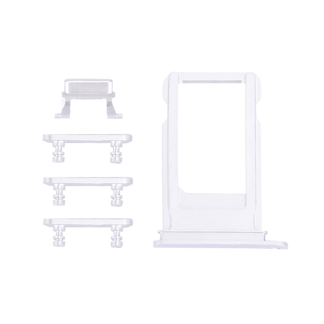 iPhone 7 Plus power button volume keys silver