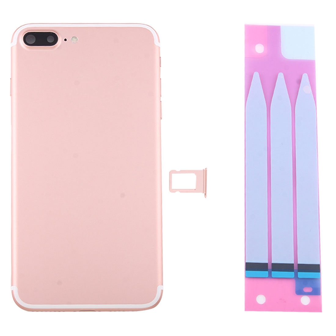 iPhone 7 Plus Rose Gold Battery Back Cover Assembly Replacement - Image 5
