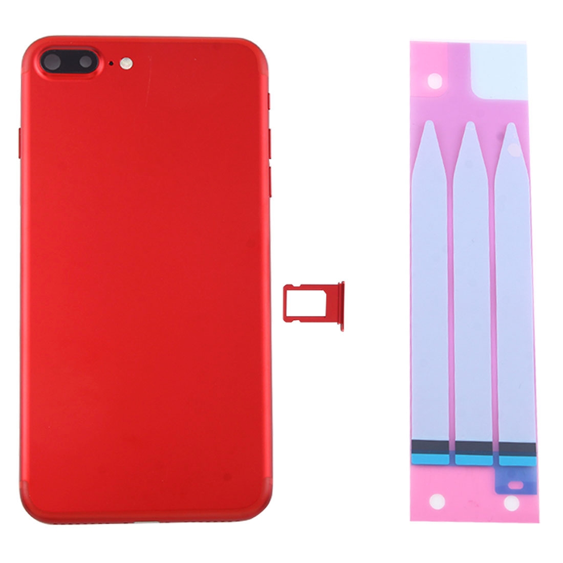 iPhone 7 Plus Red Back Cover Assembly Replacement - Image 5