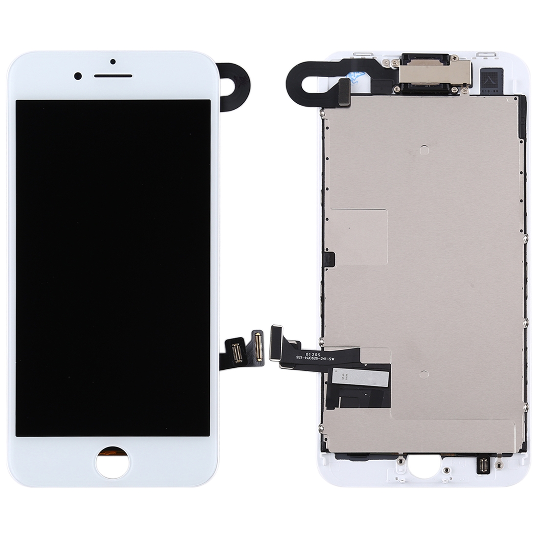 iPhone 8 White LCD Screen with Front Camera Replacement - Image 2