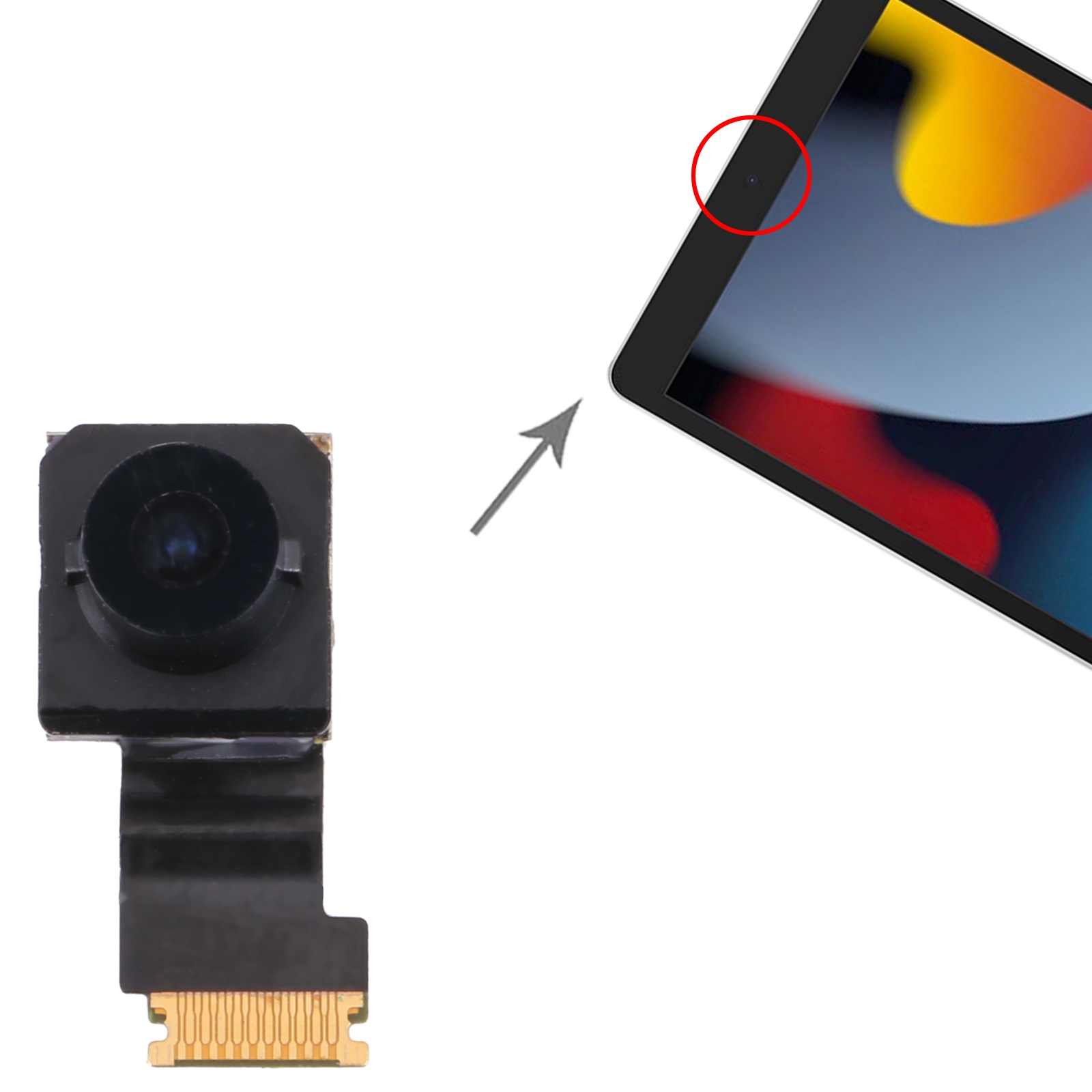 iPad 9 2021 A2603 A2604 Front Camera Replacement - Image 4