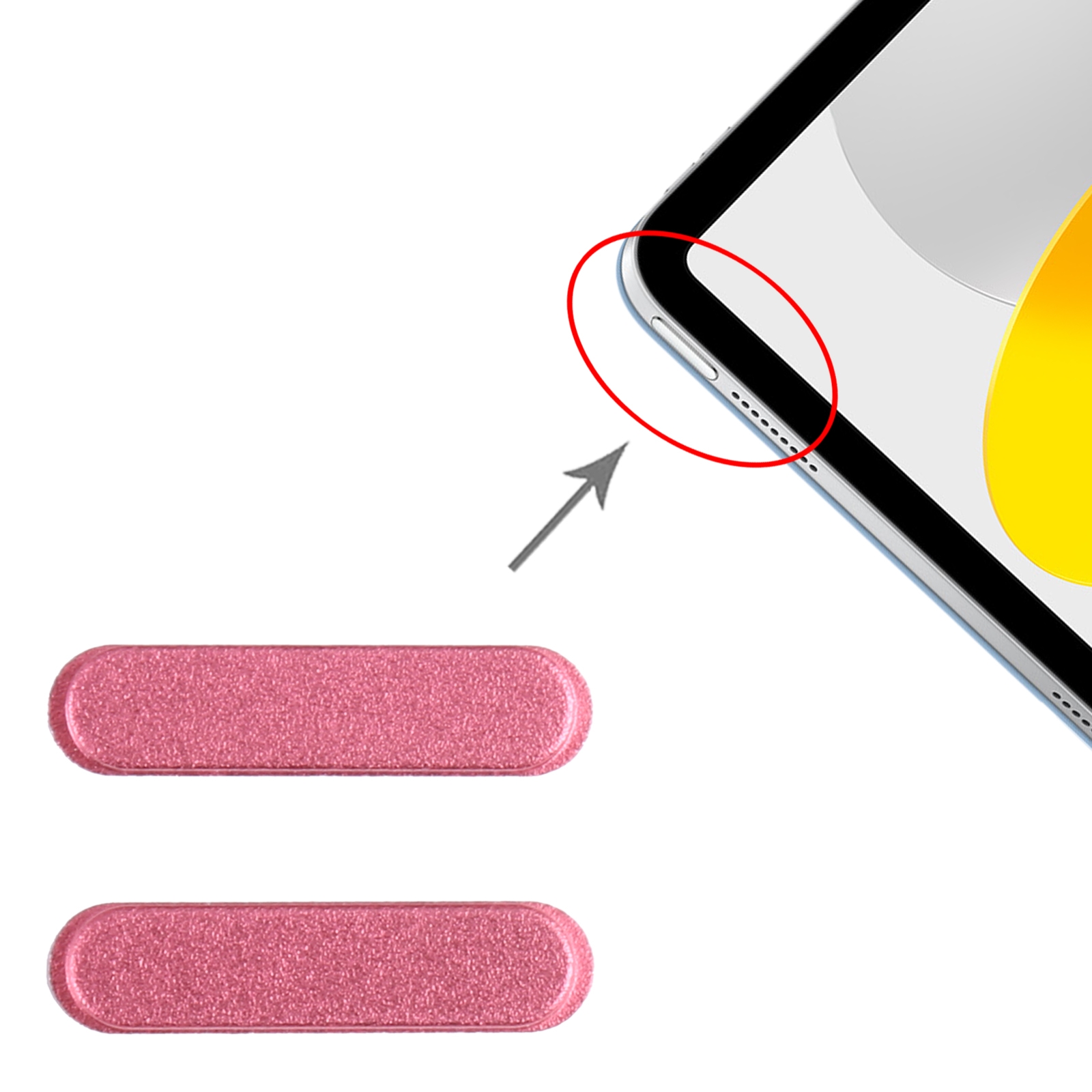 iPad 2022 A2696 A2757 Red Power Button Replacement - Image 3