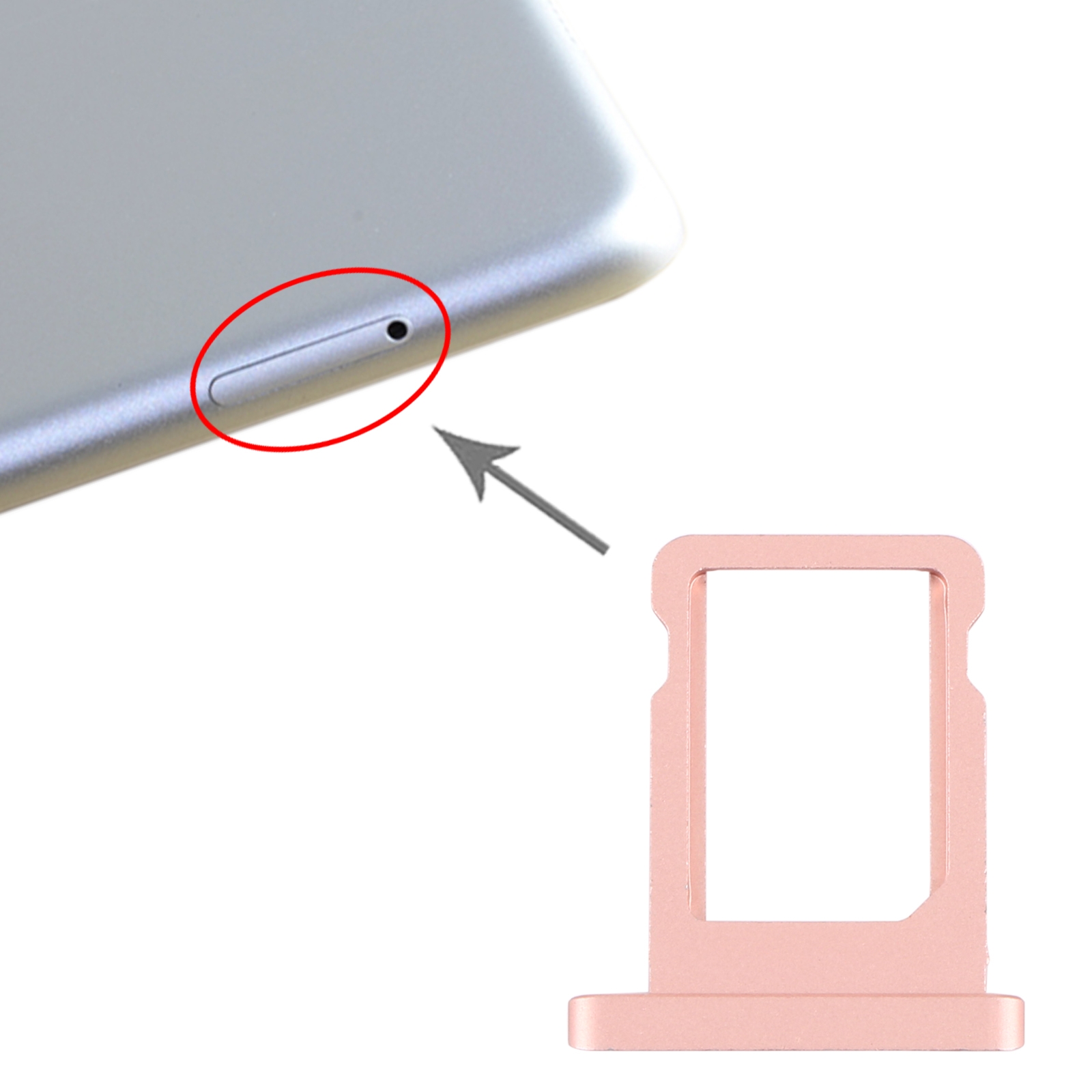 iPad Pro 10.5 inch 2017 Pink SIM Card Tray Replacement - Image 3