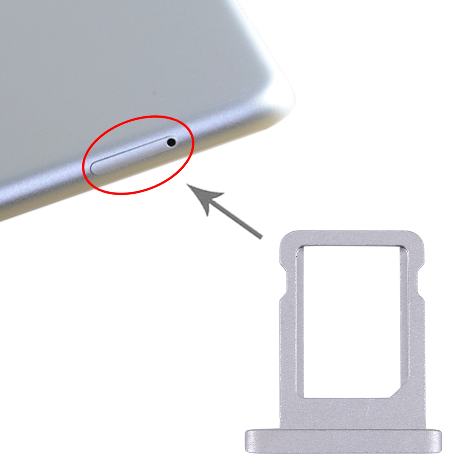 iPad Pro 10.5 inch 2017 Grey SIM Card Tray Replacement - Image 3