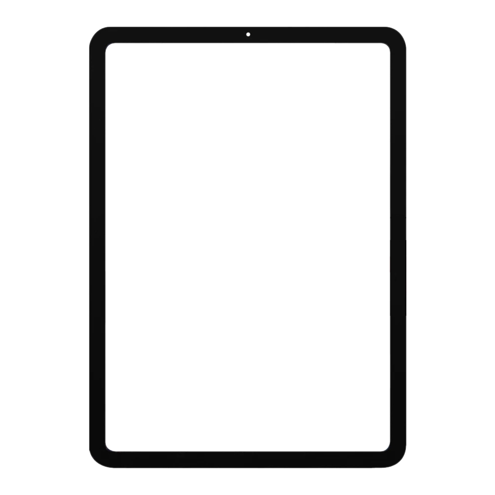 iPad Pro 12.9 2021 front screen glass replacement black