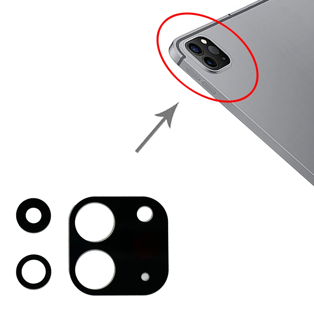 iPad Pro 12.9 2021 A2379 Back Camera Lens Replacement - Image 2