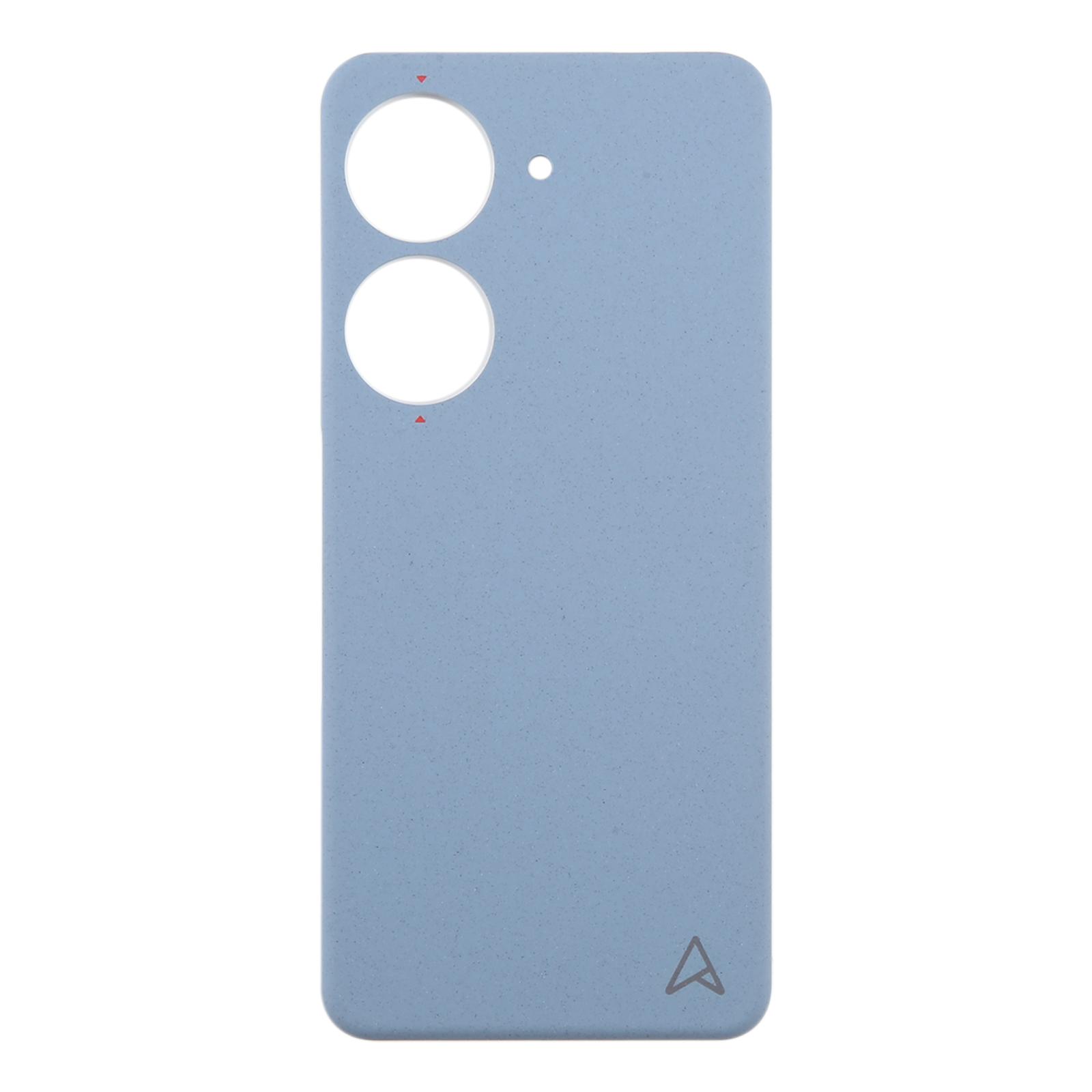 Asus Zenfone 10 AI2302 blue leather back cover