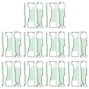 Samsung Galaxy Z Fold5 front housing adhesive