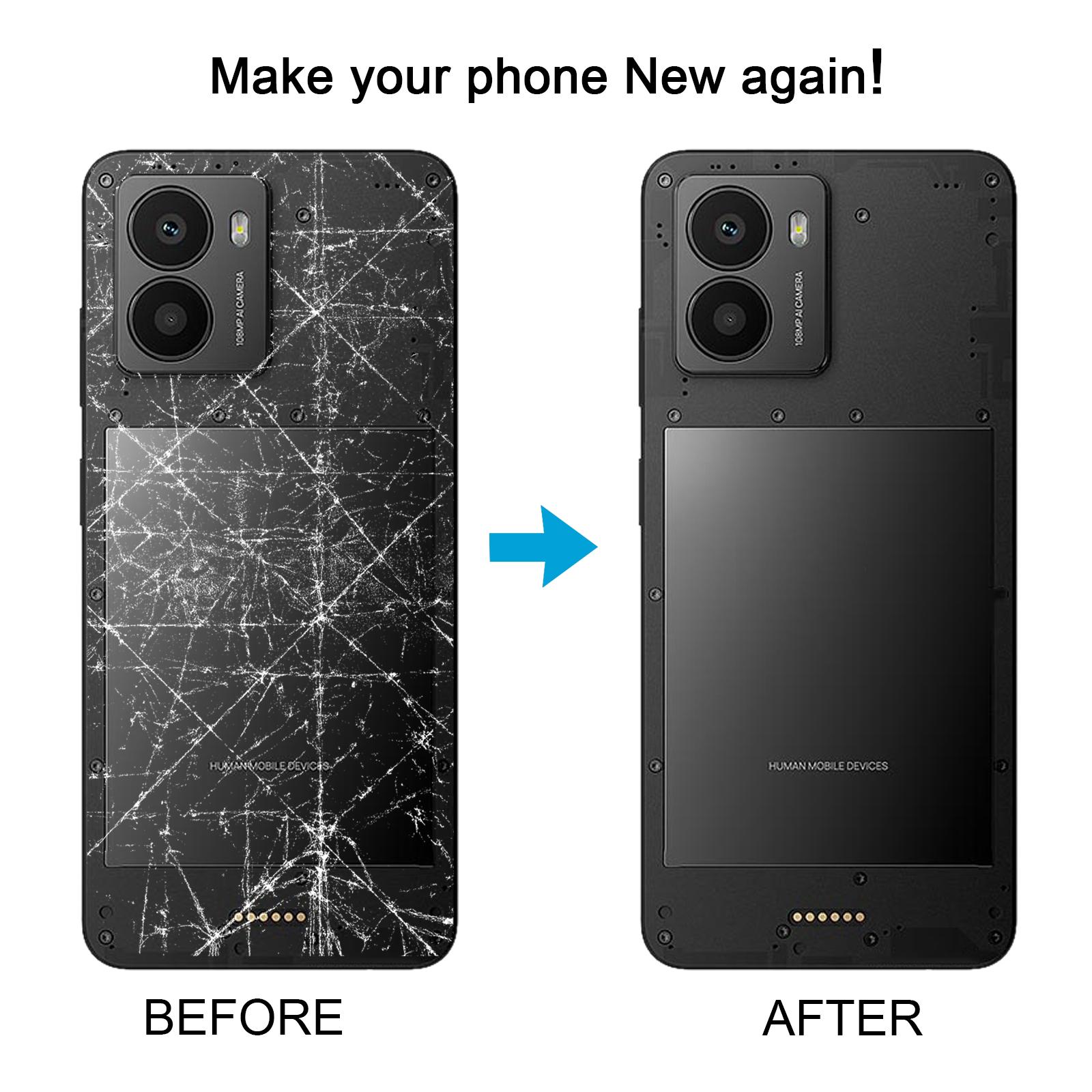 HMD Fusion Black Back Cover Replacement - Image 5