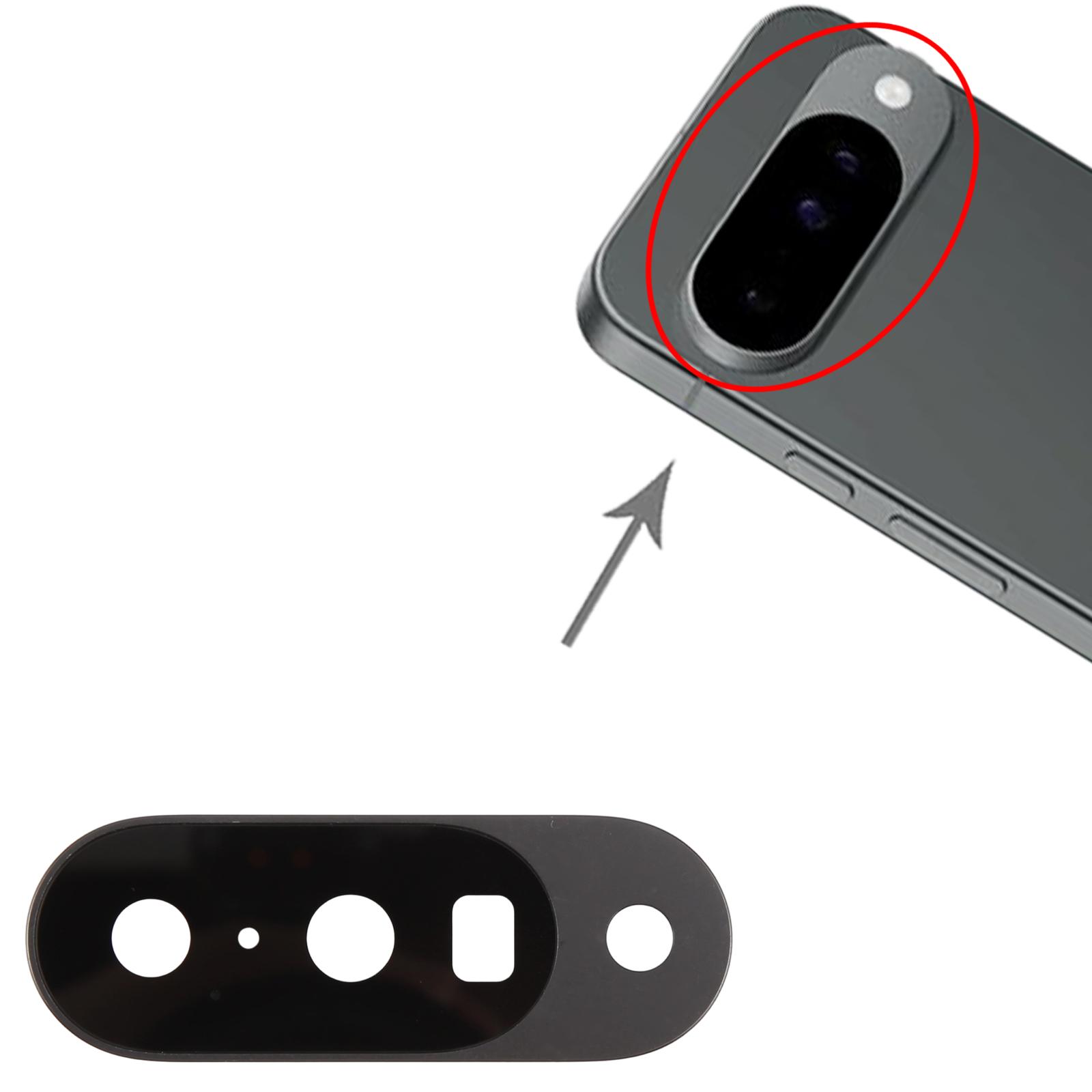 Google Pixel 10 Black Rear Camera Lens Cover Replacement - Image 3