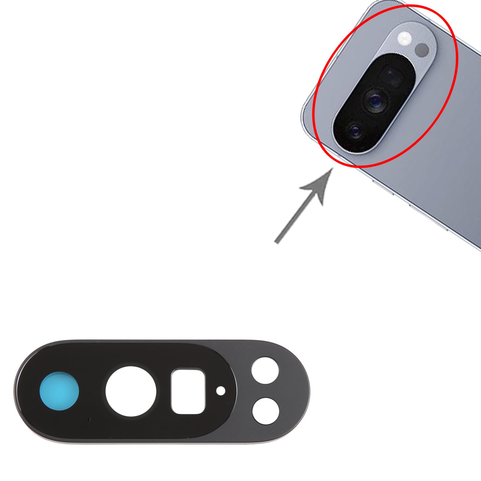 Google Pixel 10 Pro Black Rear Camera Lens Cover Replacement - Image 3