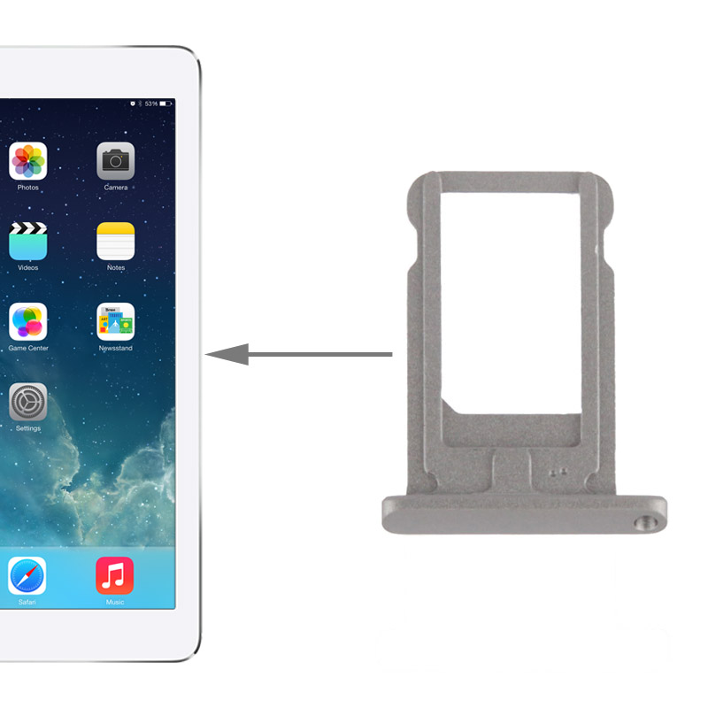 Original iPad Air SIM card tray holder grey