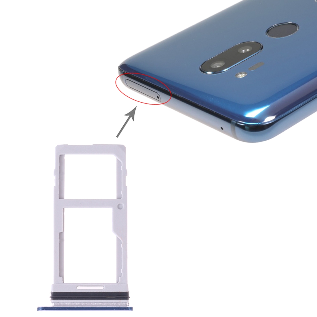 LG G7 ThinQ Blue SIM Card Tray Replacement - Image 4