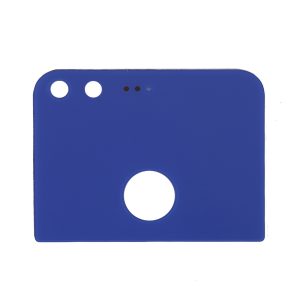 Google Pixel Nexus S1 blue glass back cover