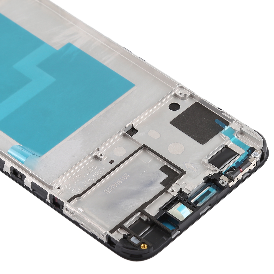 Huawei Honor 7A Black Front Frame Bezel Replacement - Image 3